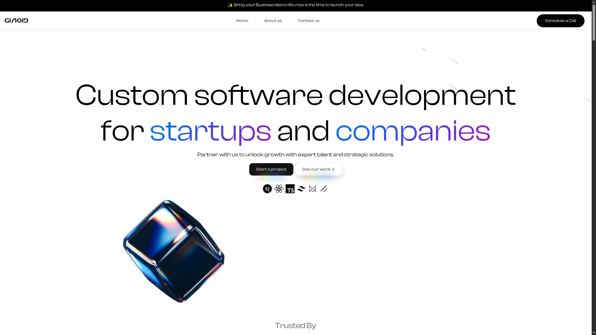 No-code generator for Solana smart contracts; write, test and deploy via a visual drag-and-drop interface.